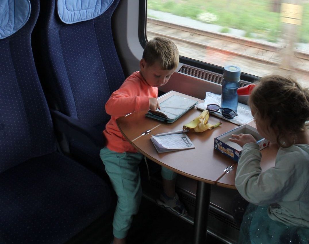 treinreizen met kinderen