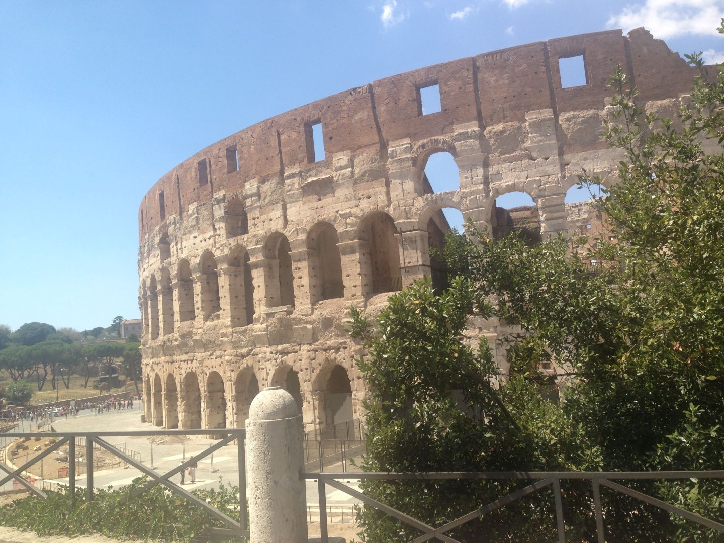 Colosseum Rome met kind
