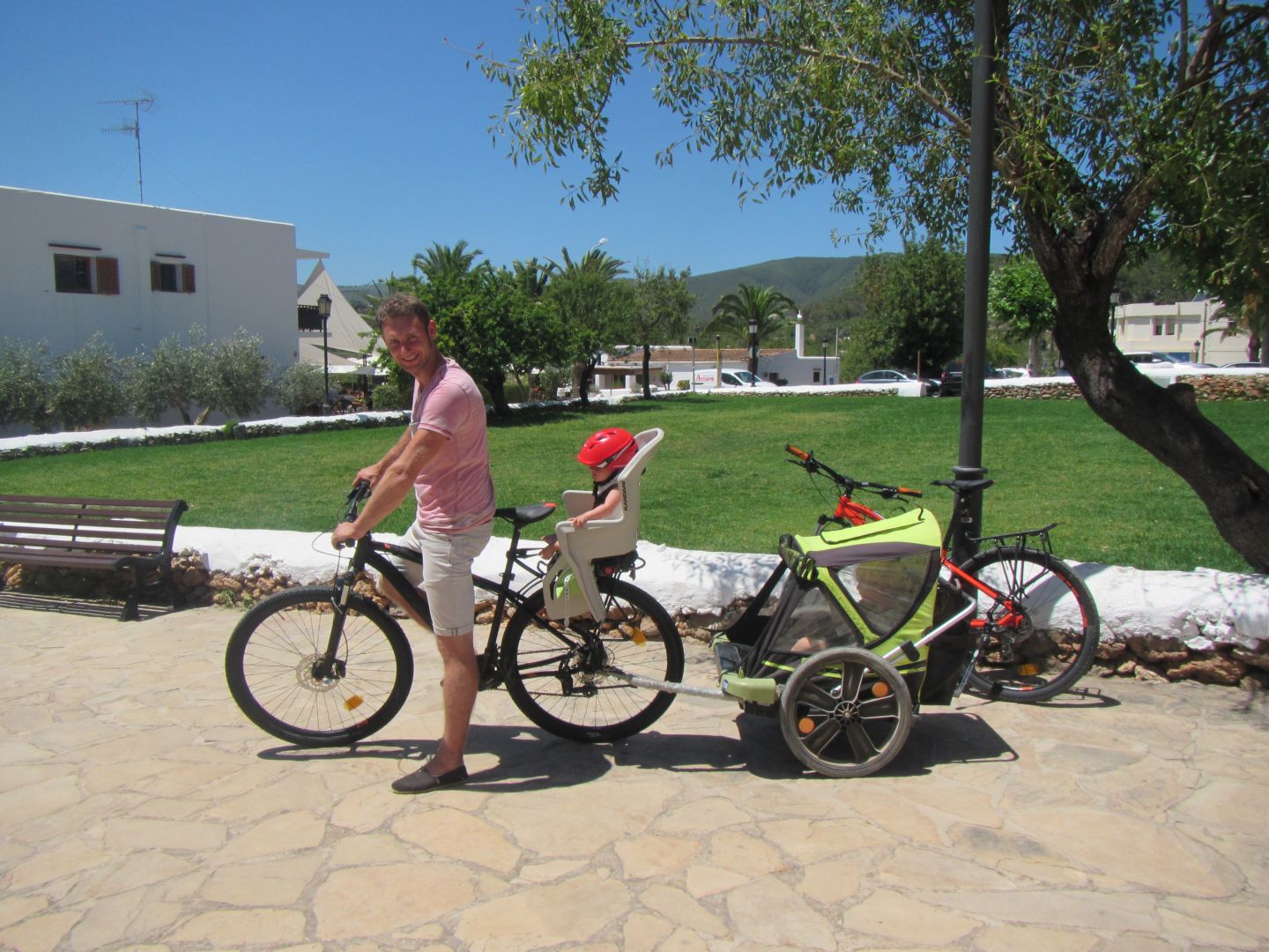 fietsen op Ibiza met kinderen