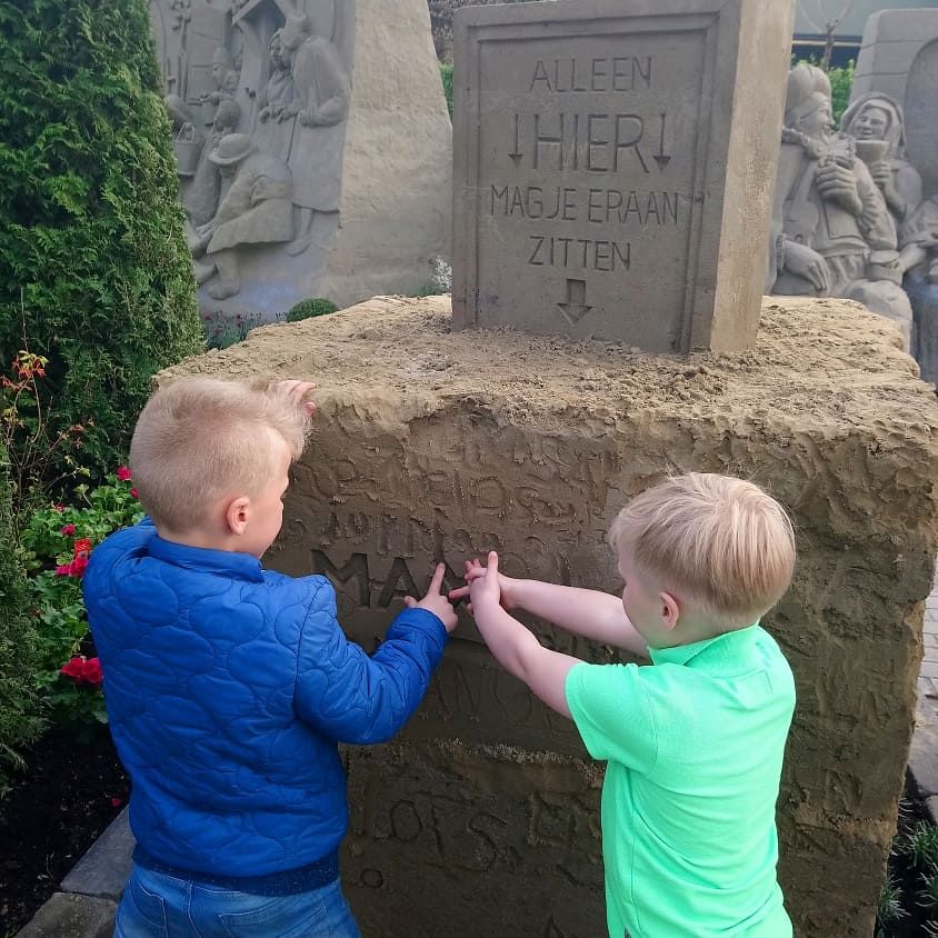 Veluws Zandsculpturenfestijn met kinderen