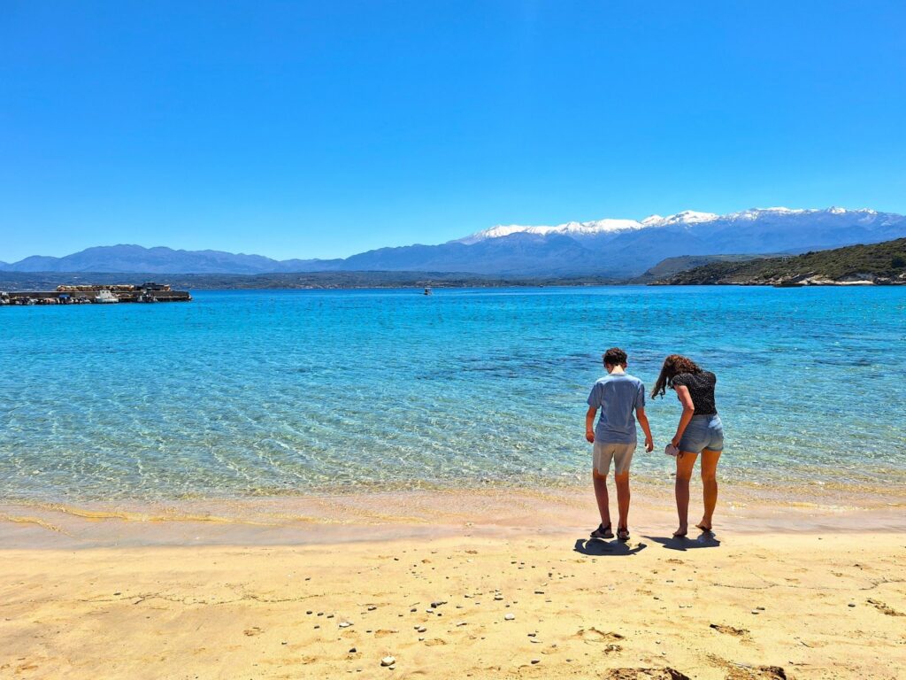 Strand bij Chania
