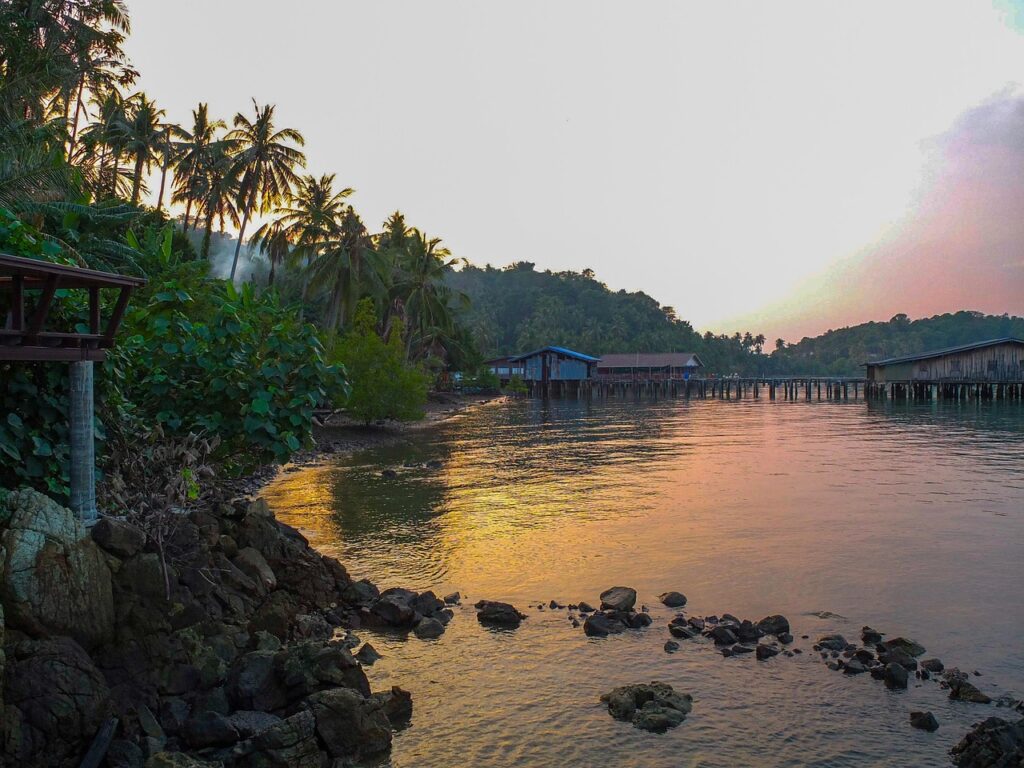stranden Thailand met kinderen