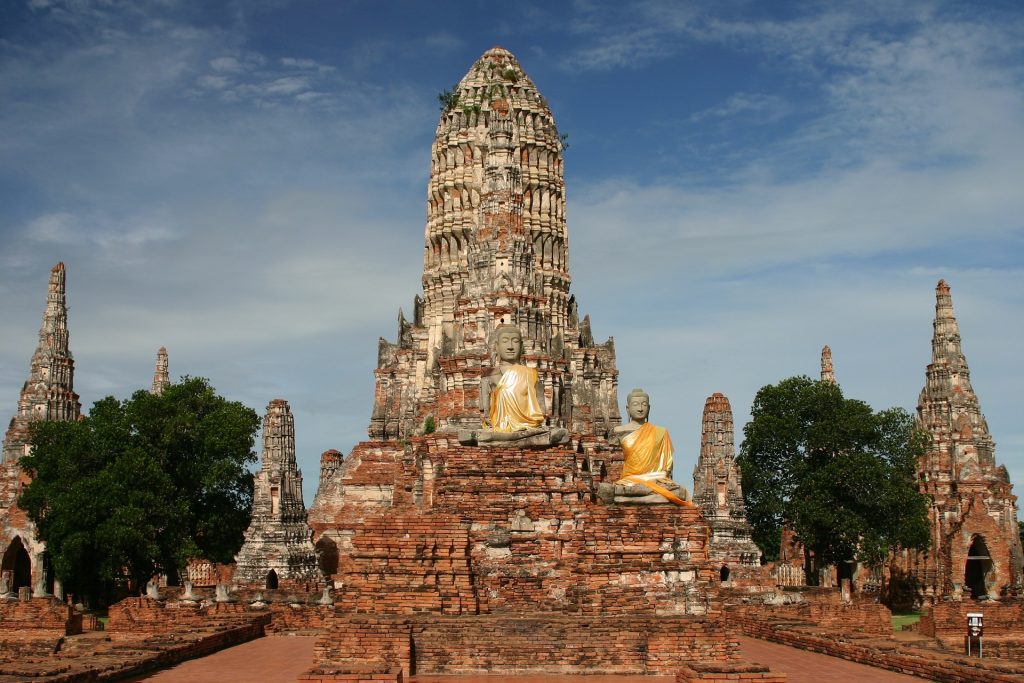 Ayutthaya met kinderen