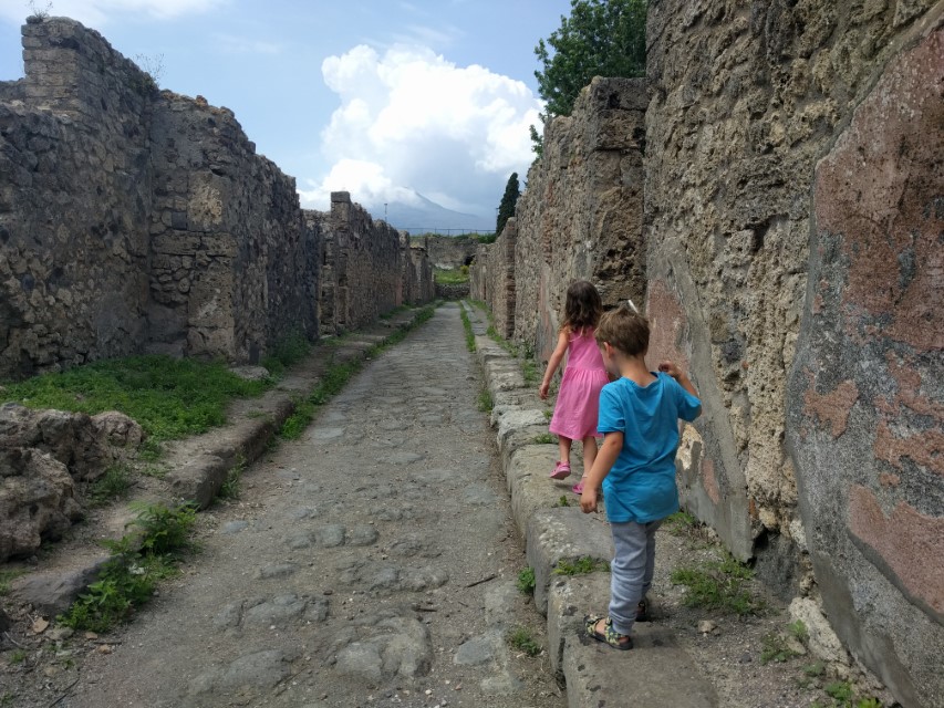 Pompeii met kind
