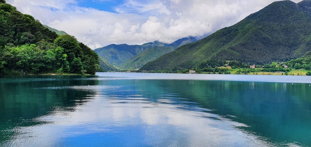 Ledromeer Trentino met kinderen
