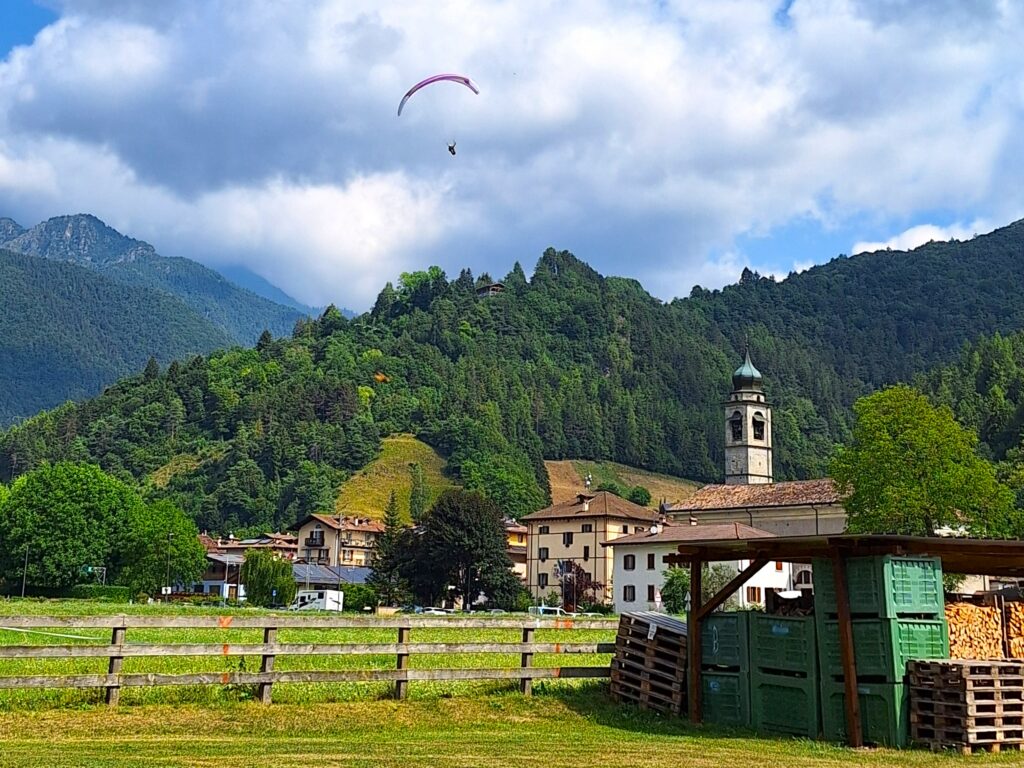 paragliden ledromeer met kinderen