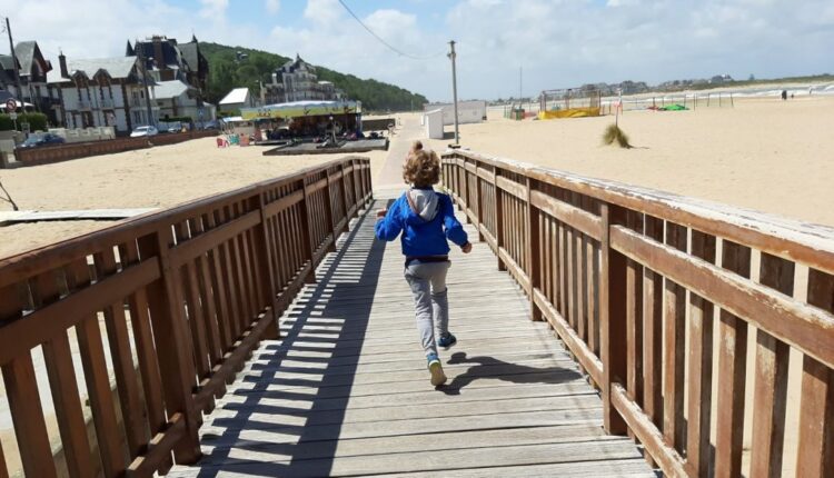Houlgate met kinderen